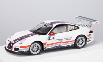 Porsche 911 (997) GT3 Cup, US Flag, 1:18
