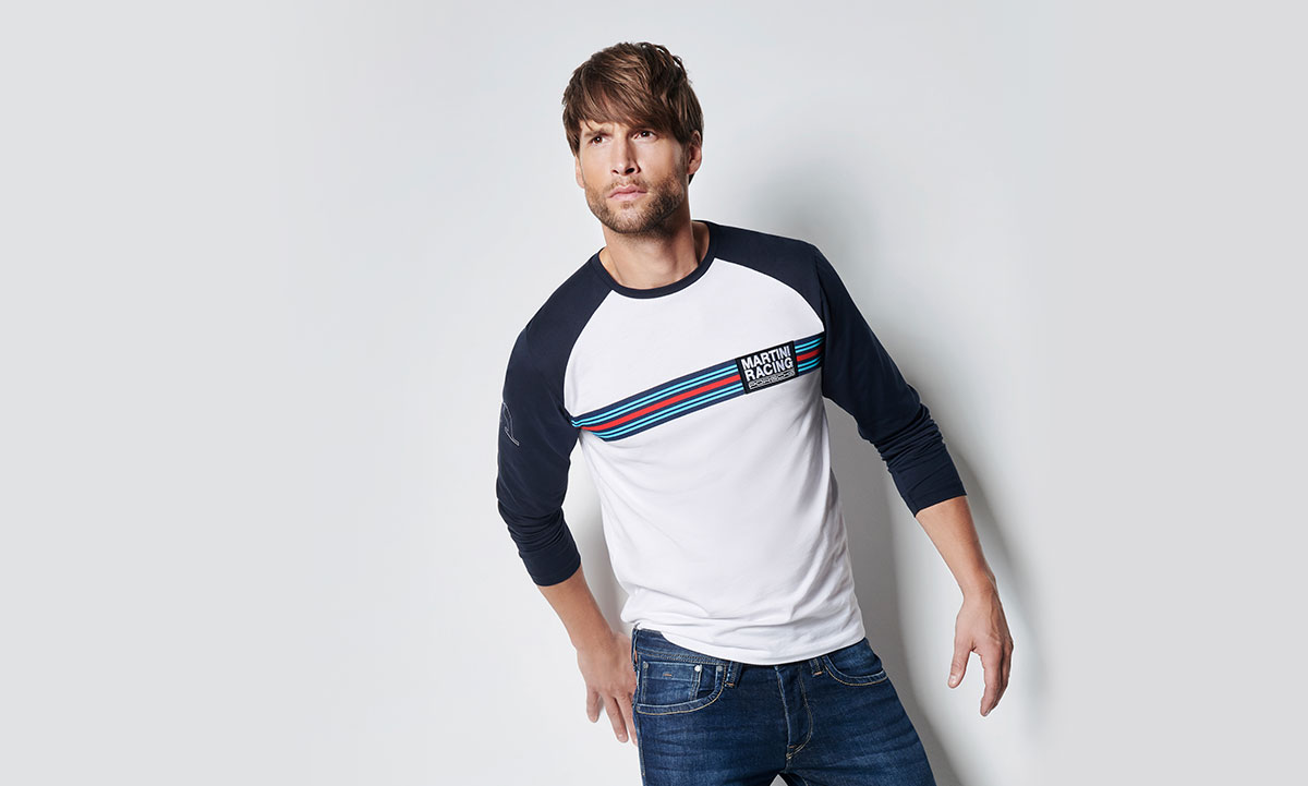 Camiseta de manga larga de caballero – MARTINI - Camisetas - Para hombre - Porsche Driver's Selection